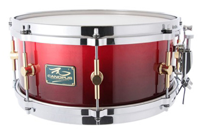 The Maple 6.5x13 Snare Drum Crimson Fade LQ｜Custom Shop CANOPUS