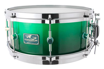The Maple 6.5x13 Snare Drum Emerald Fade LQ｜Custom Shop CANOPUS