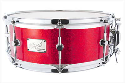 Birch Snare Drum 5.5x14 Red Spkl｜Custom Shop CANOPUS ドラムセット