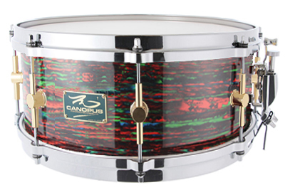 SD]スネアドラム :: The Maple 6.5x14 Snare Drum Psychedelic Red