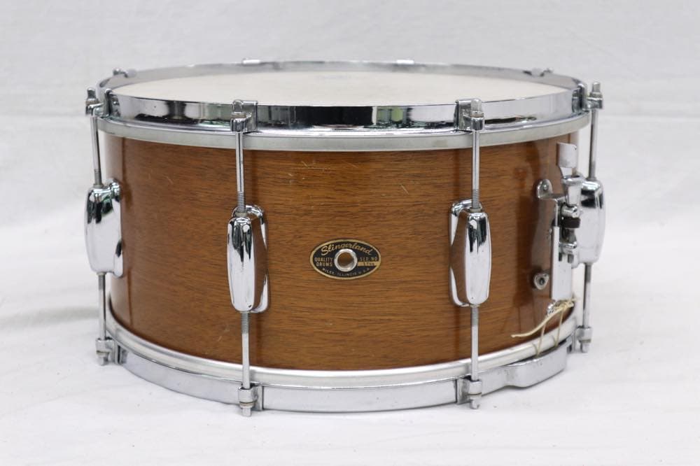Vintage 60s Slingerland Concert Hall 14x7 Natural Mahogany LQ