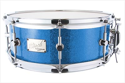 Birch Snare Drum 5.5x14 Blue Spkl｜Custom Shop CANOPUS ドラム