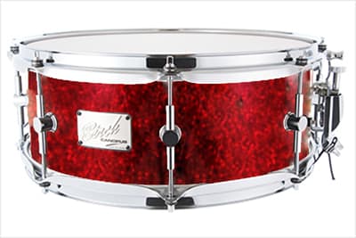 Birch Snare Drum 5.5x14 Red Pearl｜Custom Shop CANOPUS ドラム