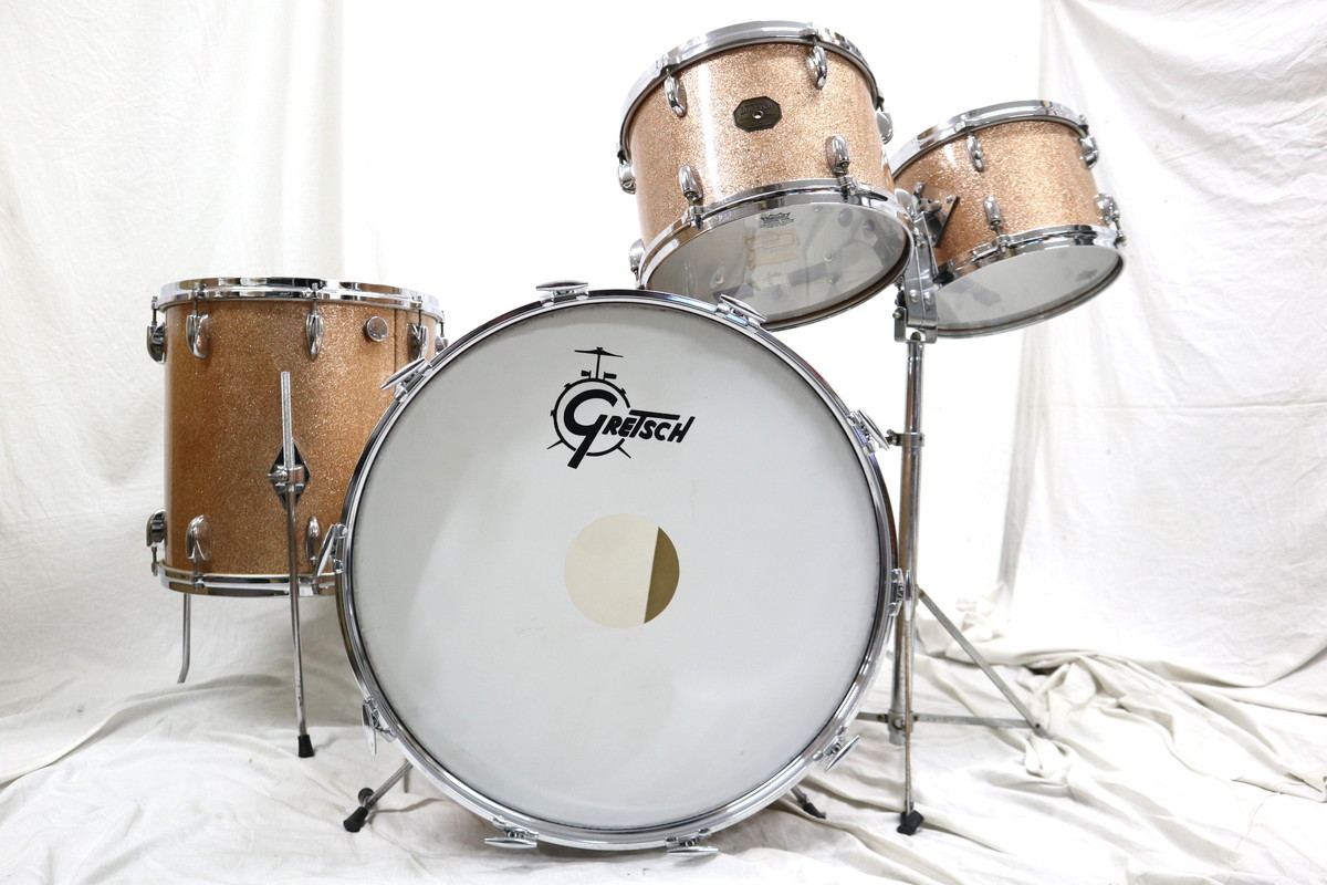 クリーブランド SEC サイン 4枚セット Vintage Gretsch 70年代前半 ストップサインバッチ Champagne