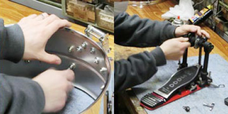 ドラムの修理イメージ