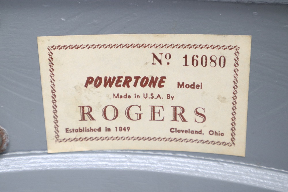 Vintage 60s Rogers PowerTone 14x5 JetBlack