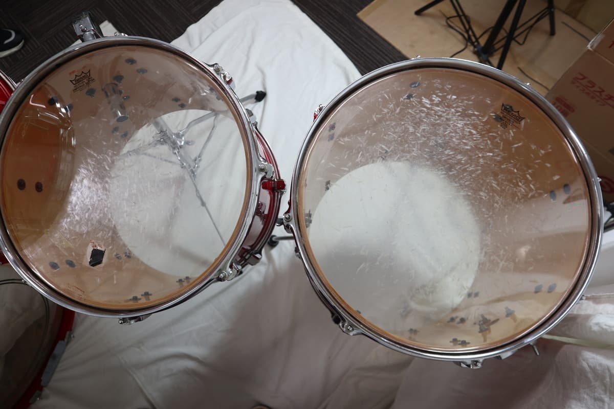 USED PEARL MXシリーズドラムセット 22x16BD. 16x16FT. 14x12TT