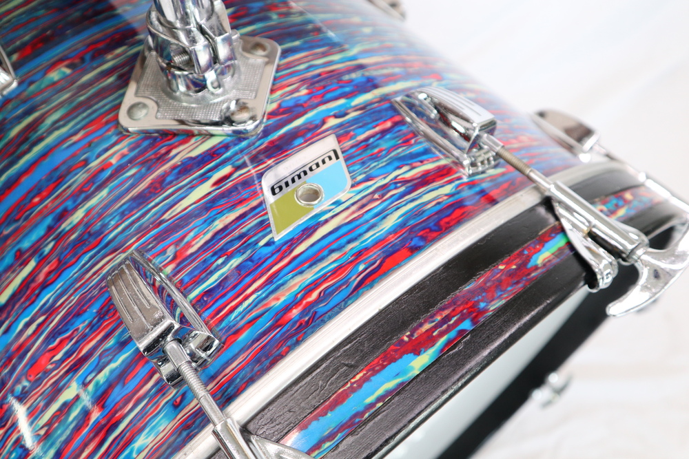 Vintage Ludwig 70s 22,12,13,16 Psychedelic Red｜Custom Shop
