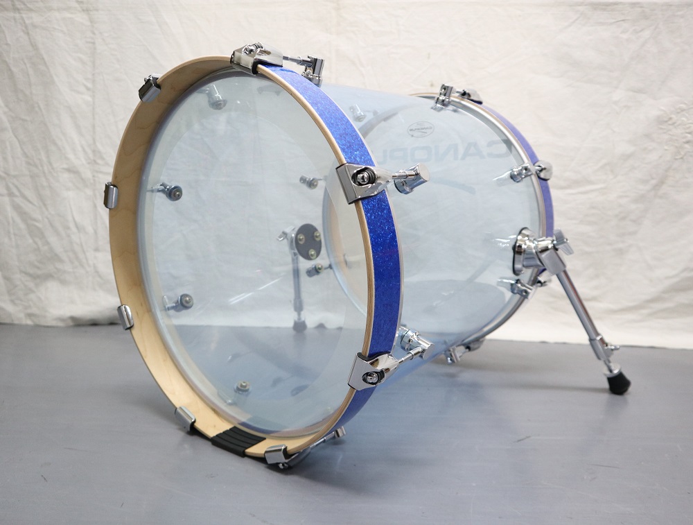 Shop CANOPUS 特注品 アクリル バスドラム 単品 16x16 ライトブルー