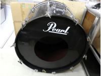 USED Pearl ファイバーシェル バスドラム単品 ブラックカバリング 24x18